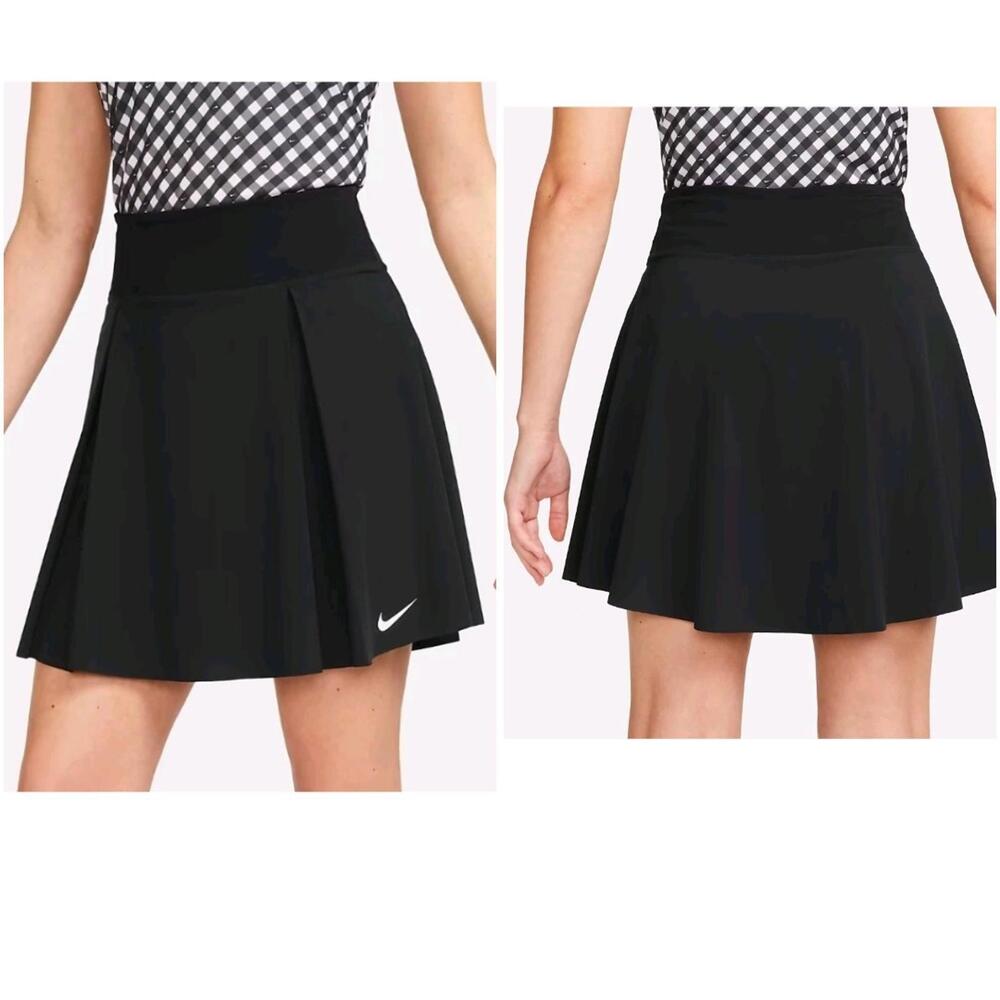 Nike Dri-FIT Advantage Long Golf Skort in Black Women's Size XS NWT